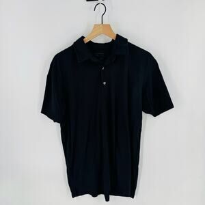 Fresh Clean Tees Men’s XL Black Polo Shirt Short Sleeve Stretch Knit